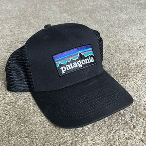Black Patagonia Trucker Hat - One Size